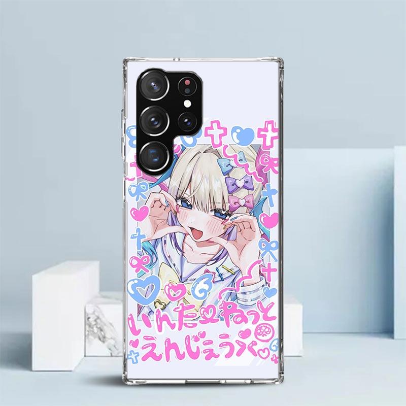 Needy Girl Streamer Overload Soft Cover for Samsung Galaxy S25 Edge S26 S24 S23 Ultra Phone Case S22 S21 Plus S20 FE Print Patte