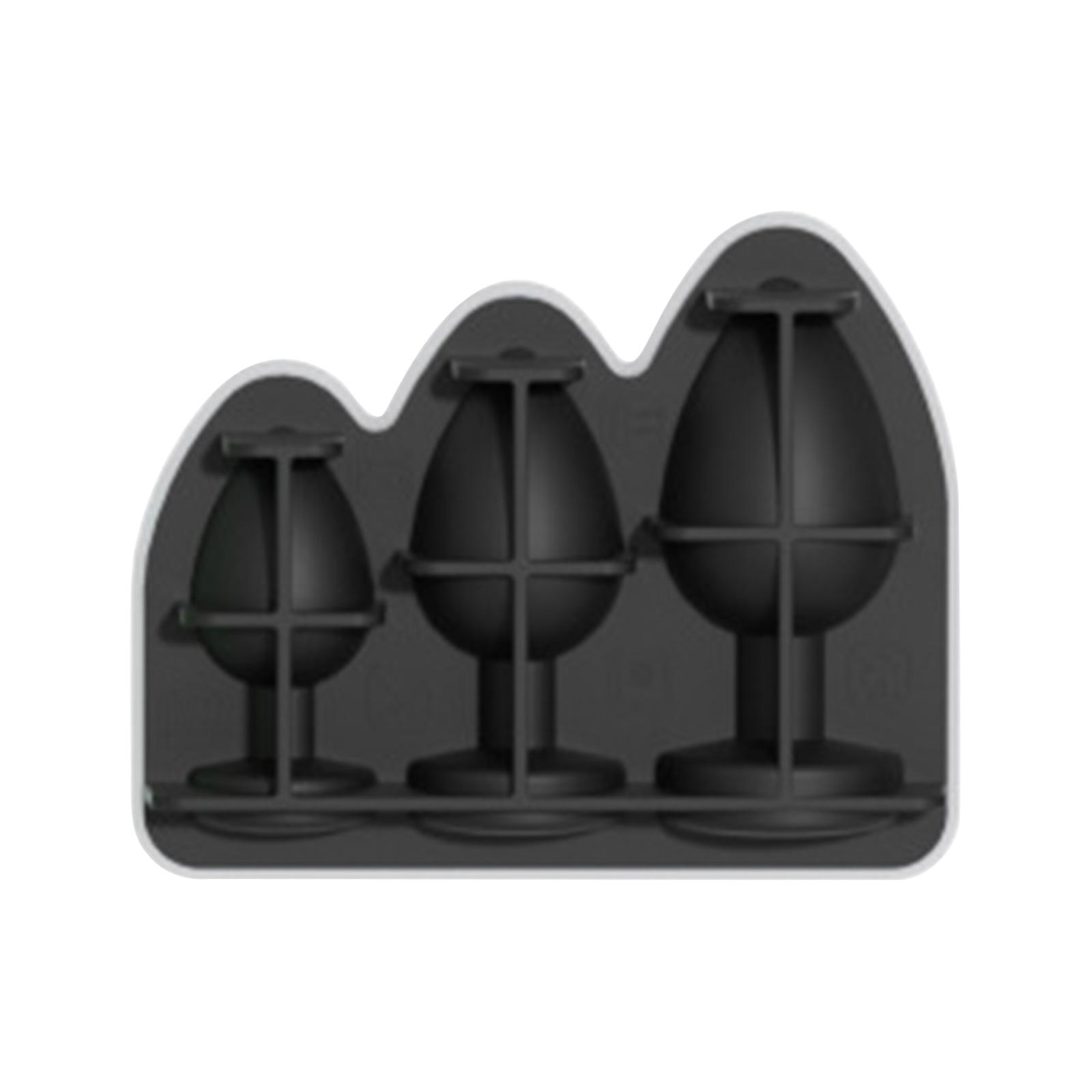 

Fun And Prank Tray With Lid – Food-Grade, Easy-to-Release Silicone Ice Mold One Size чёрный