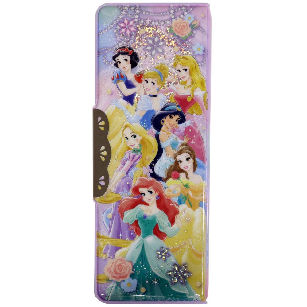Sunstar Stationery Disney Pen Case Compact Pencil Case Yokopita Hologram Princess S1313150