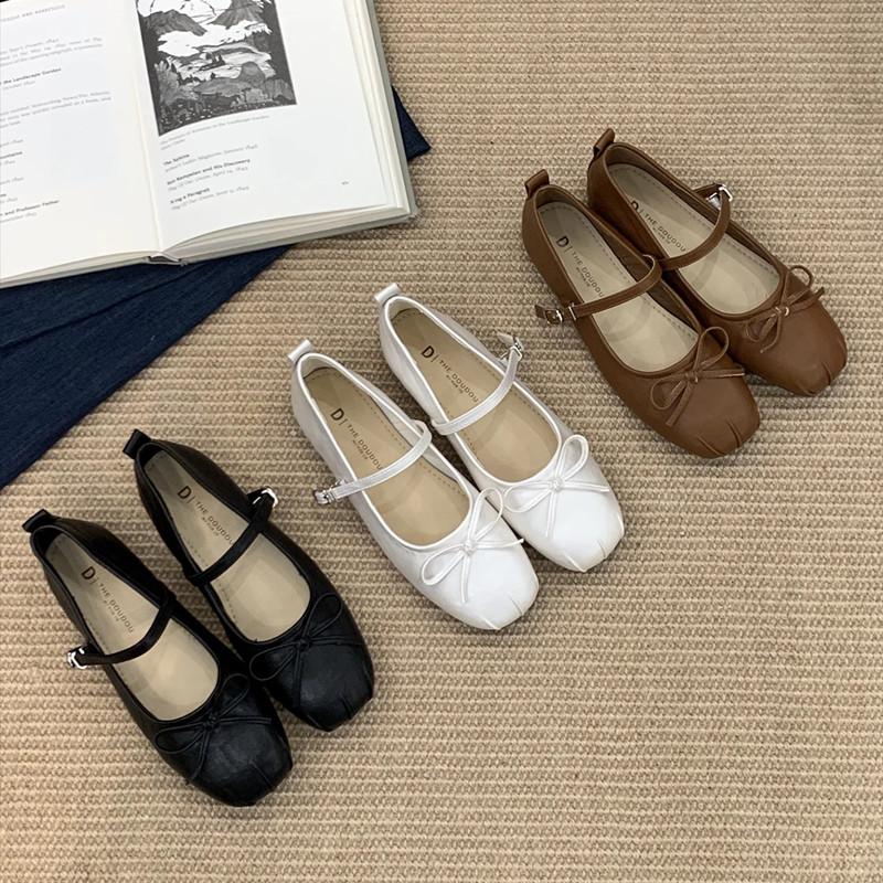 Bailamos Brand Women Flats Ballet Shoes Soft Bottom Moccasins Tabi Ninja Women Casual Shoes Slip On Loafers Mujer
