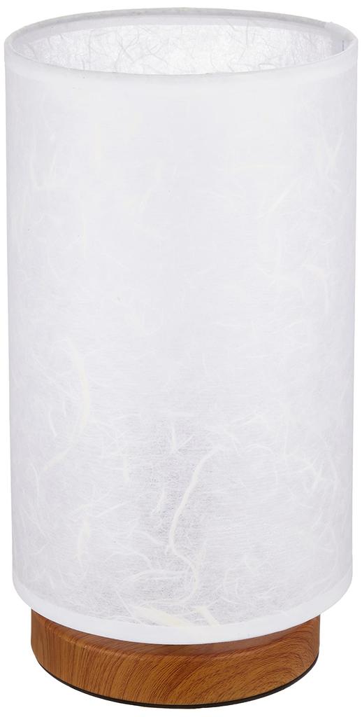 Ohm Electric Table Lamp, Japanese-Style Stand, Cylindrical Type, [Product Number] 06-1394 TT-WN10AW, White