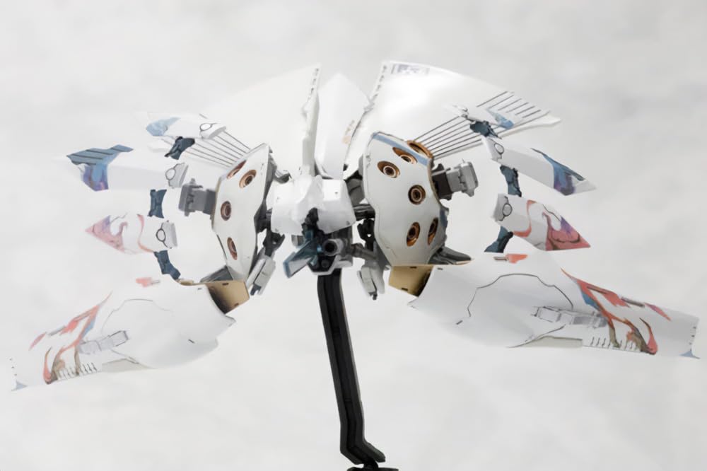 Kotobukiya Ikaruga Hitekkai Silver Chicken Scale Plastic Approximately 155mm Long [White], 1/144 Model,