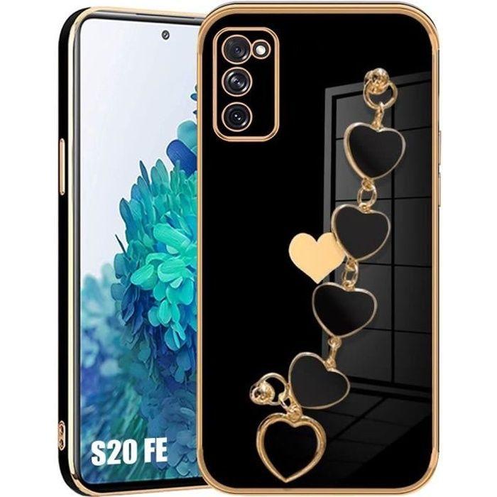 Coque de protection - BOOLING - pour Samsung Galaxy S20 FE - Silicone Noir - Anti-rayure - Ultra Slim - Antichoc