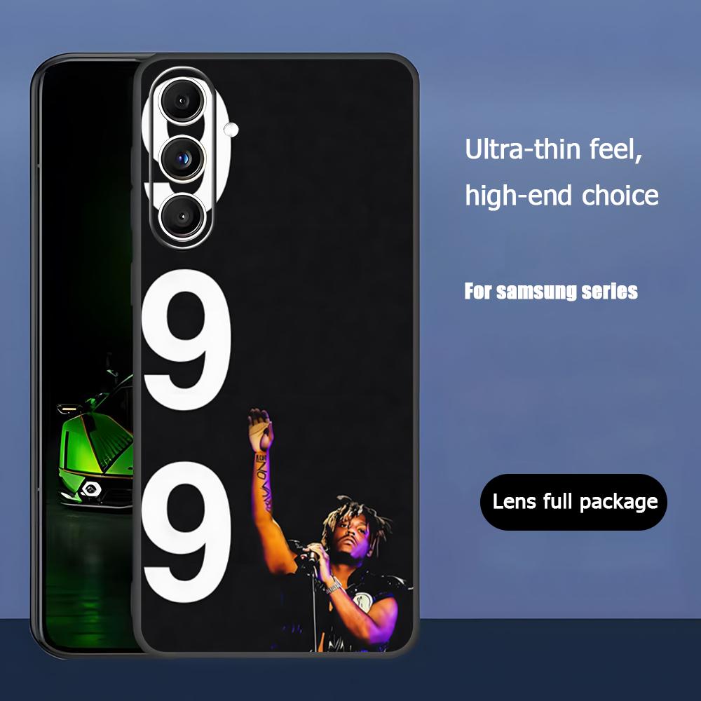 Custodia per Telefono Popolare Album Juice WRLD Per Samsung Galaxy S25 S24 S23 S22 S21 S20 Plus Ultra Note20 Morbida Nera