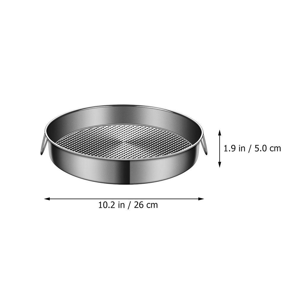 Stainless Steel Food Steaming Plate Steamer Tray Pot Steamer Basket Kitchen Steaming Rack Insert for Vegetables Fish Crab