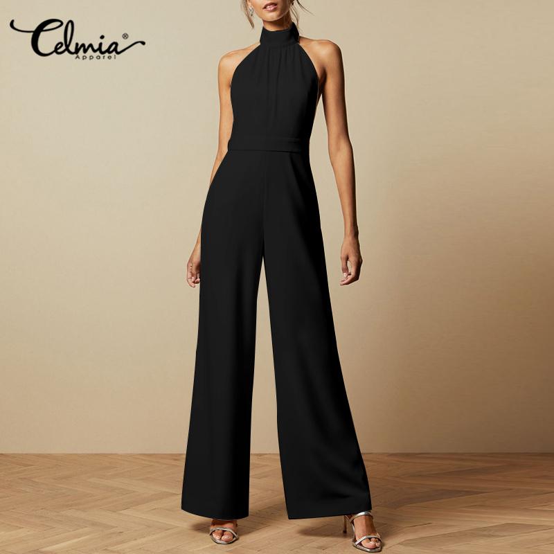 Monos Elegantes Monos Lisos Largos Mono Negro Monos Vestir Mujer