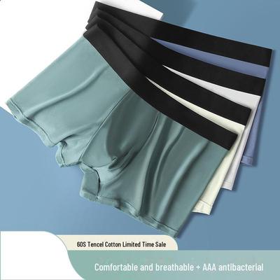 Herren Boxershorts aus gekämmter Baumwolle mit atmungsaktivem Graphen-Schrittteil – Große Größe, ultra-bequem.