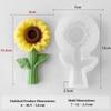 Sunflower Candle Mold Non-Stick Handmade Aromatherapy Mold Silicone Gypsum Mold Detailed Candle Making Tool For Scrapbooking