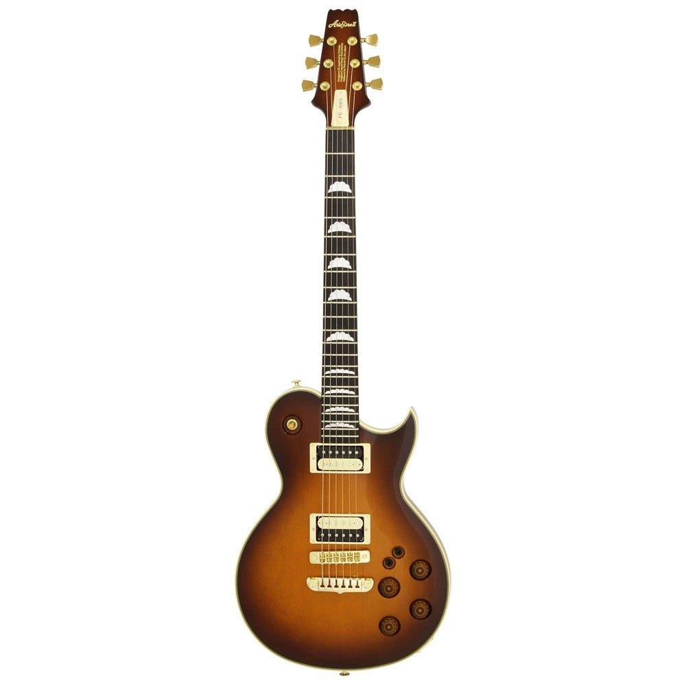 AriaProII PE-R80/JB Japan Brown Electric Guitar with Hard Case