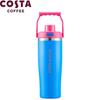 COSTA Tragbare 316 Edelstahl Isolierte Trinkflasche mit Strohhalm