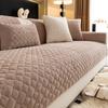 Thicken Plush Sofa Mat Nordic Solid Color Sofa Cover Corner Couch Slipcovers for Living Room Anti-slip Sofa Blanket Home