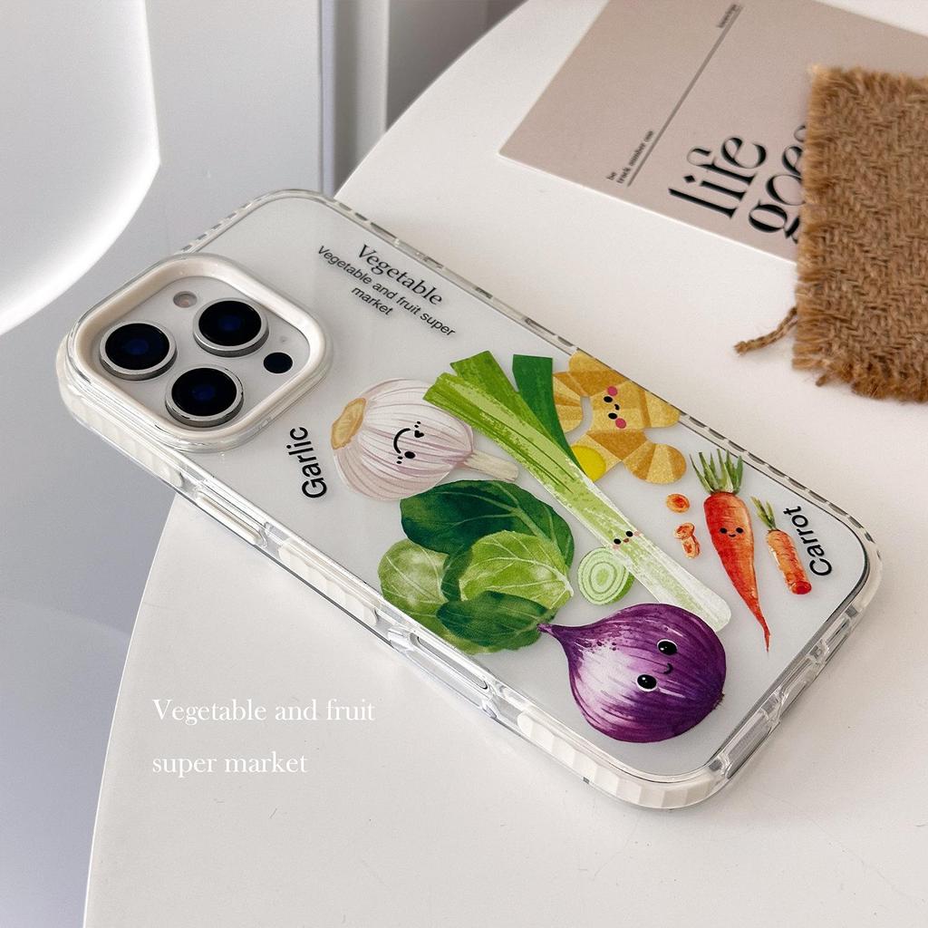 Creative vegetable phone case suitable for Apple phones