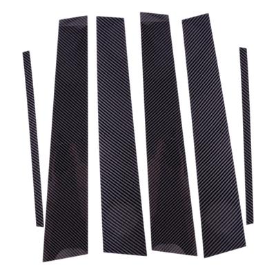 Carbon Fiber Window Pillar Posts Door Trim X6 For Infiniti G35 G37 2002-2013