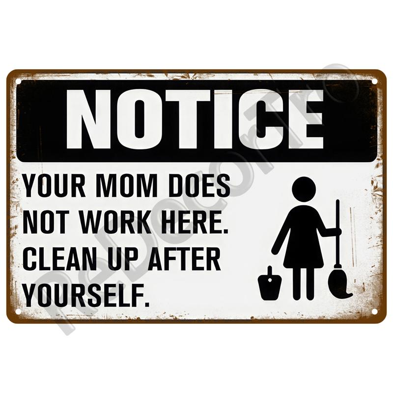 Caution Warning Metal Sign For Safety Signs Danger Beware Tin Sign Plate Home Wall Decor Vintage Plaque Home Art Painting Poster