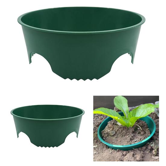 6Pcs Planting Grow Rings 9.84-Inch Round Plant Support Rings Promote Deep Watering Garden Plant Protector for Vegetables Herbs Flowers
