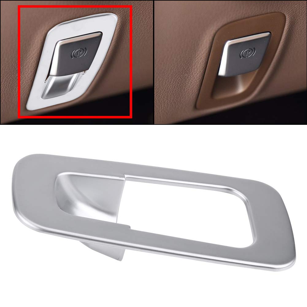 ViaGasaFamido Chrome abs Plastic Handbrake Cover Trim for Mercedes-Benz E-Class W213GLC Class X253C Class