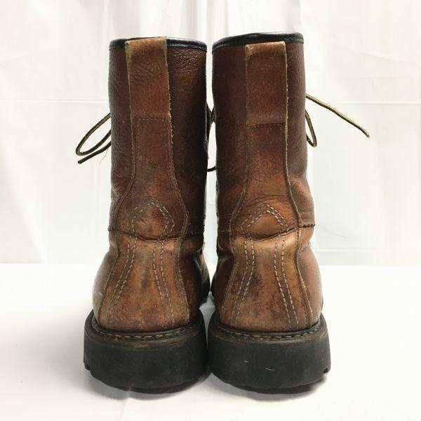 Vzácné Vintage HERMAN Survivor Vojenské Boty Hnědé Velikost 8.5 Pánské(POUŽITÝ)