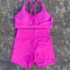 JYL 2024 Seamless Knit Long Pants Ribbed Yoga Fitness Outfit