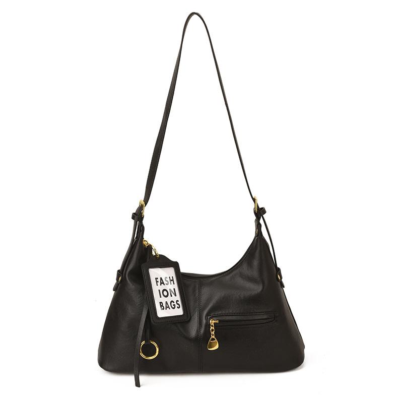Tote Bag with A Single Shoulder Strap, Featuring A Retro Trend and An Underarm Sling, A High-end and Fashionable Bag.