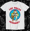 Los Pollos Hermanos TV-Serie Retro Lustiges Meme Geschenk T-Shirt Sommer Baumwolle Herren Damen Oberteil Tee Streetwear Lässig Locker Kurzarm