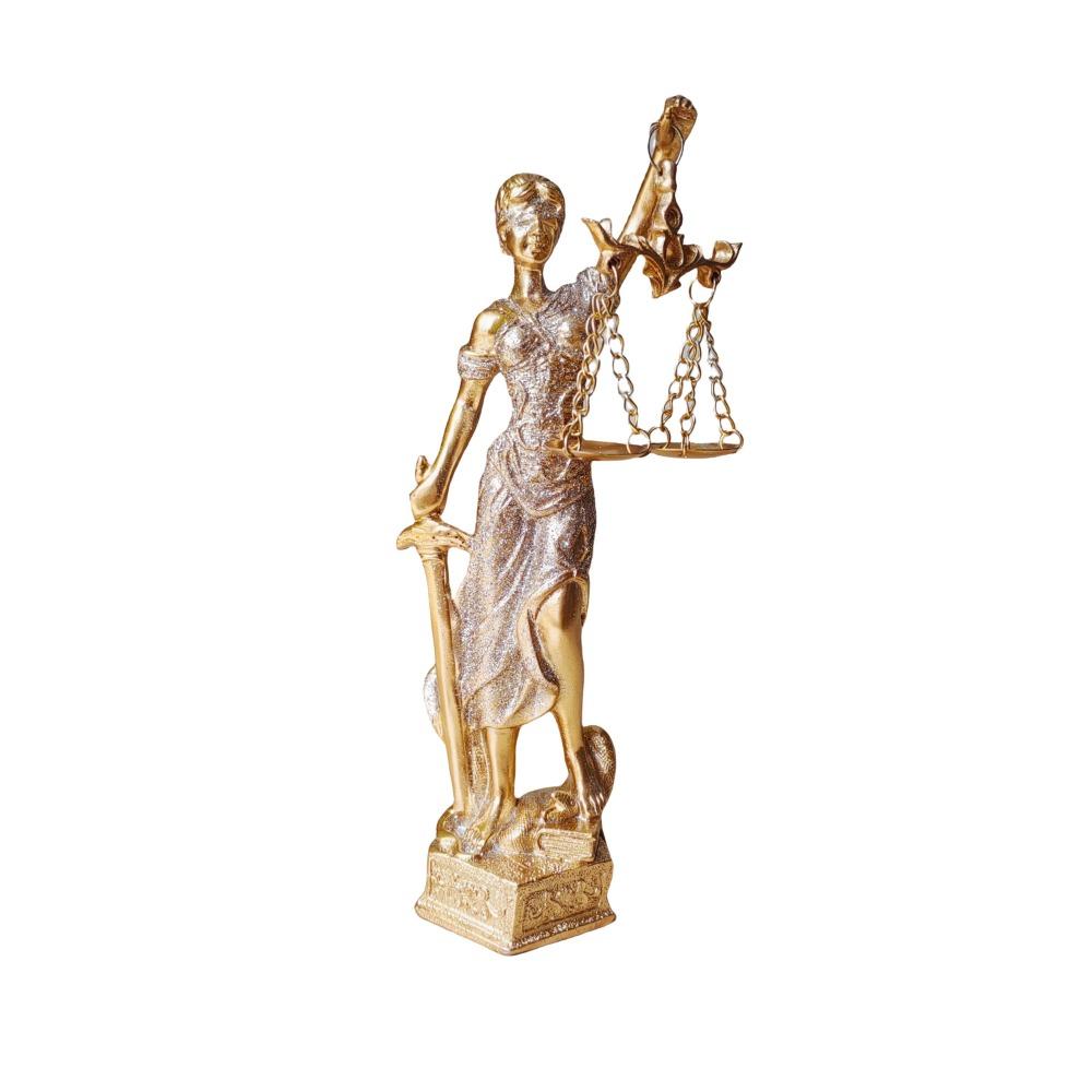 

Vintage Greece Goddess of Justice Statue Resin Goddess of Wealth Statue Living Room Style A