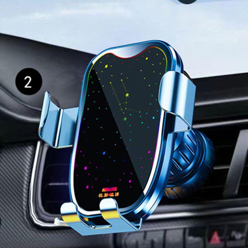 

Adorable Car Phone Holder: Air Vent & Suction Cup Stand for Navigation Clip