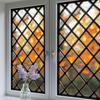 45*100cm Minimalist Diamond Pattern Translucent Window Film