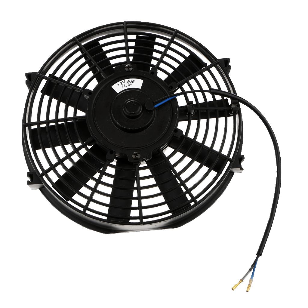 1 Volt 80W Cooling Fan for Dirt Bike ATV Buggy Cars, Trucks
