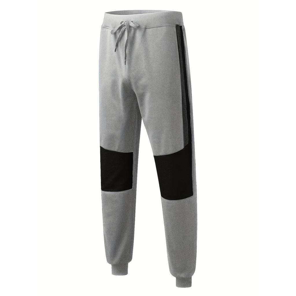 Spring And  New Men's Fashion Leisure Color Blocked Running Sports Pants Personalized Sports Pants