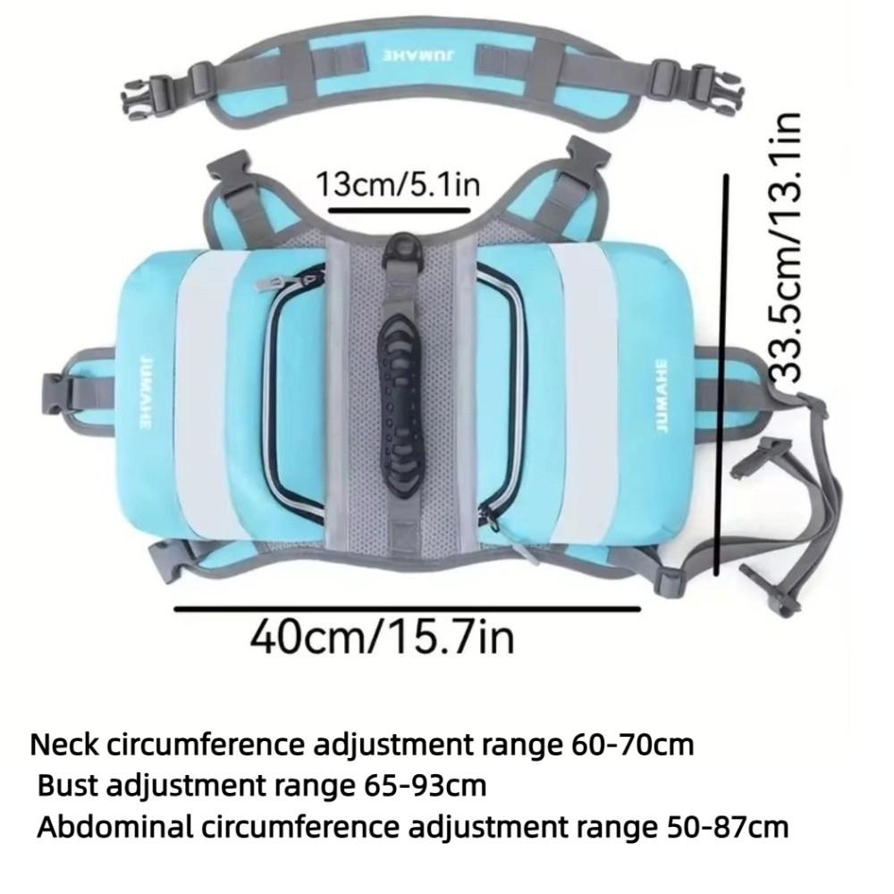 Large Capacity Dog Training Backpack Reflective Dog Harness Saddlebag Dog Snack Bag  Pet Supplies