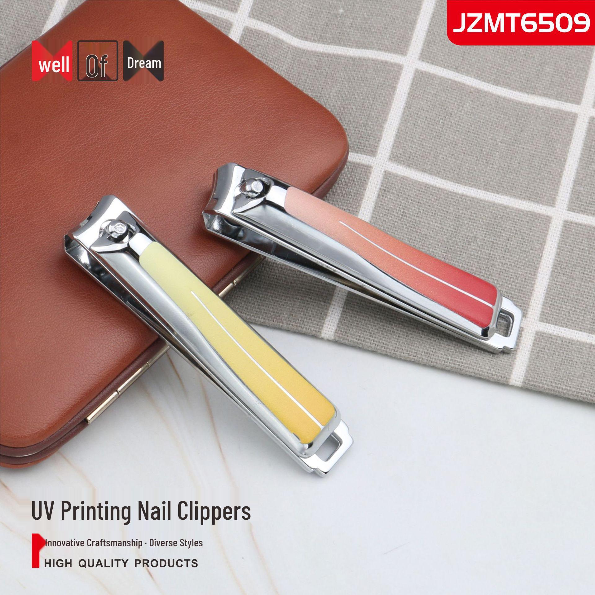 Jindajing Dream Flat Edge Nail Clippers with File for Manicure No