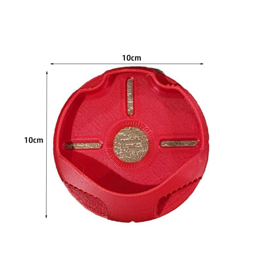 Universal Non-Slip Dust Cover Case Collection Box Large Capacity Ash Collector Red 10cm Dust Collection Box Drilling Holes