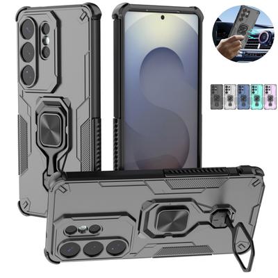 Für Samsung S26 Ultra 5G Hülle Anti-Schock Ständer Magnetische Rüstung Handyhüllen für Galaxy S26Ultra S26+ Samung S 26 Plus Abdeckung