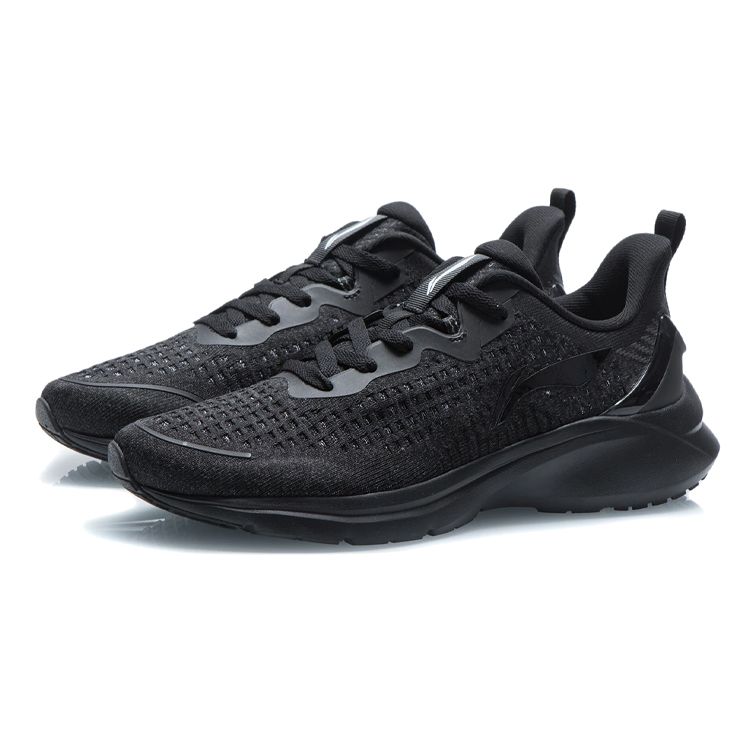 Li Ning Yun Que Non-Slip Wear-Resistant Low-Top Running Shoes Men Sneakers Black ARSR043-3