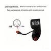 Electric Vehicle Throttle Grip with Voltage Display & Speed Control