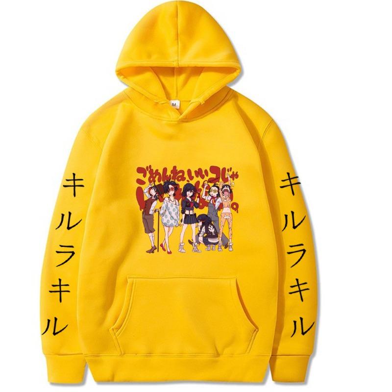 KILL La KILL Japanese Animation Hoodie Men Women Harajuku Pullover Street Wear Unisex Autumn Winter Plushed