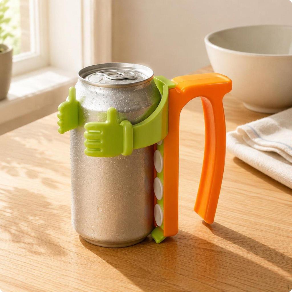 Fizzy Drink Can Lid Reusable with Straw Easy to Use Accessory for Travel, Car, Office