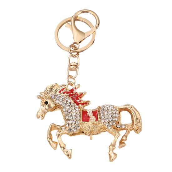 

Брелок Год Лошади 2026 Подвеска Год Лошади Металлическая Резьба Талисман Удачи Брелок Сумки Рюкзаки Украшение L