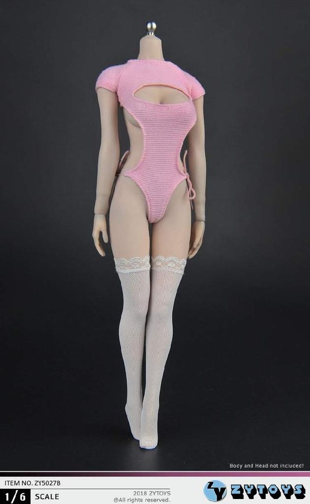 ZYTOYS ZY5027B Beautiful Sexy Female Cat Clothes Set for Action Figure and Head Not [TOYBARJAPAN] 1/6 (Body Included)