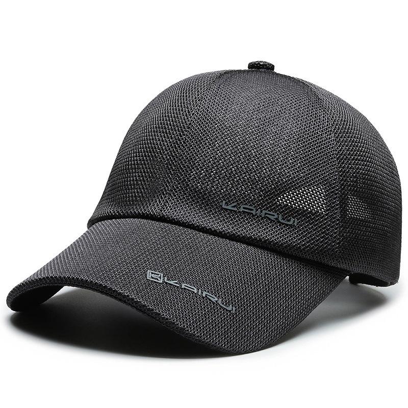 Șapcă de baseball cu protecție UV pentru exterior, Pălărie de pescuit de vară pentru bărbați, Șapcă tip șofer ultra-subțire din plasă respirabilă