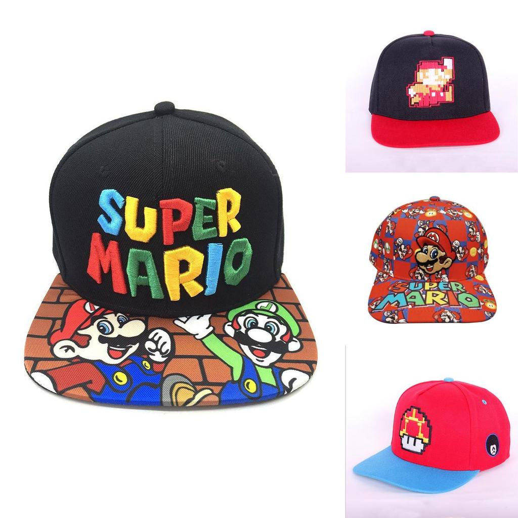 Stylish Super Mario Luigi Baseball Trucker Hat Cap With Adjustable Fit For All