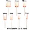 10Pcs/5Pcs Wool Felt Mounted Polishing Buffing Wheel OD 3-10mm Grinding Head for Dremel Drill Rotary Tool 3mm Shank