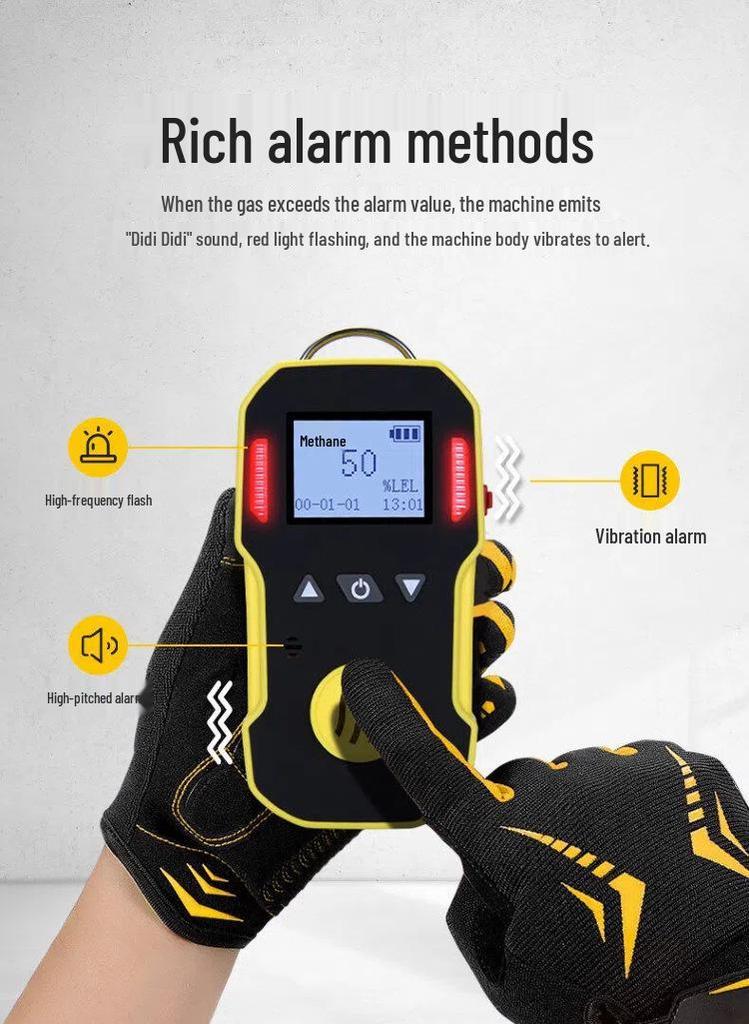 BH-90 Portable Methane Gas Detector and Concentration Alarm