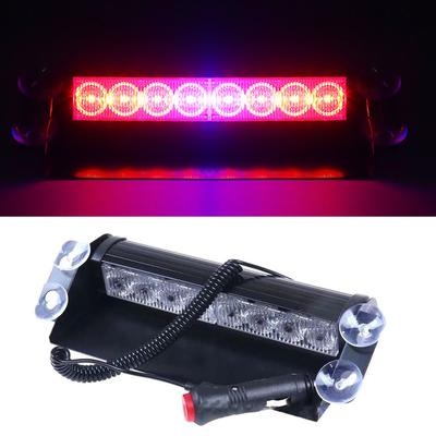 Carro LED Strobe Light Police Lights Vermelho/Azul Amarelo/Branco Lâmpadas de Sinalização Flash Dash Emergência Piscando Luz de Advertência do Para-brisa