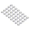 40pcs LED Chip Bulb 1W 24V 16mm/0.6in Aluminum Base Low Power Consumption Lamp Beads for
