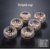 Double-Layer Heat-Resistant Glass Tea Cup with Handle for Kung Fu Tea