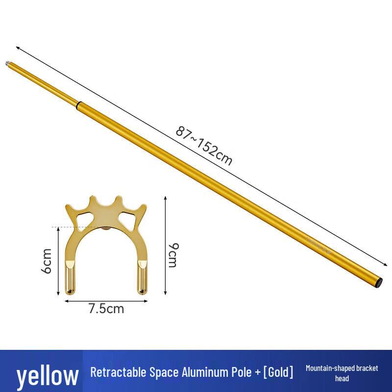 Retractable Pool Cue Rack with Cross Head