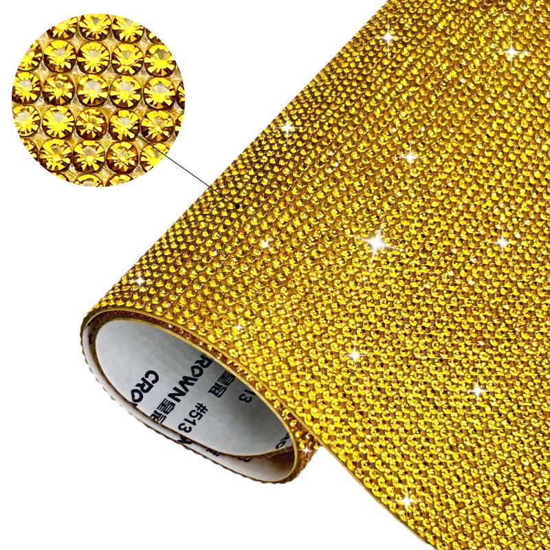 Self-Adhesive Rhinestone Sheets for DIY Car Decoration and Jewelry