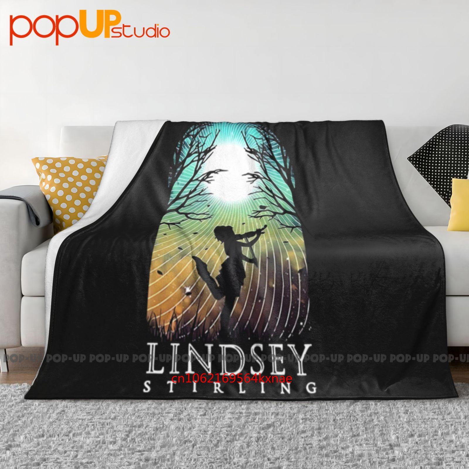 Lindsey Stirling Tultex Ladies Cut Music Box Tour Ultra-Soft Blanket Quilt Winter Sofa Cover Bed Covers 30x40in