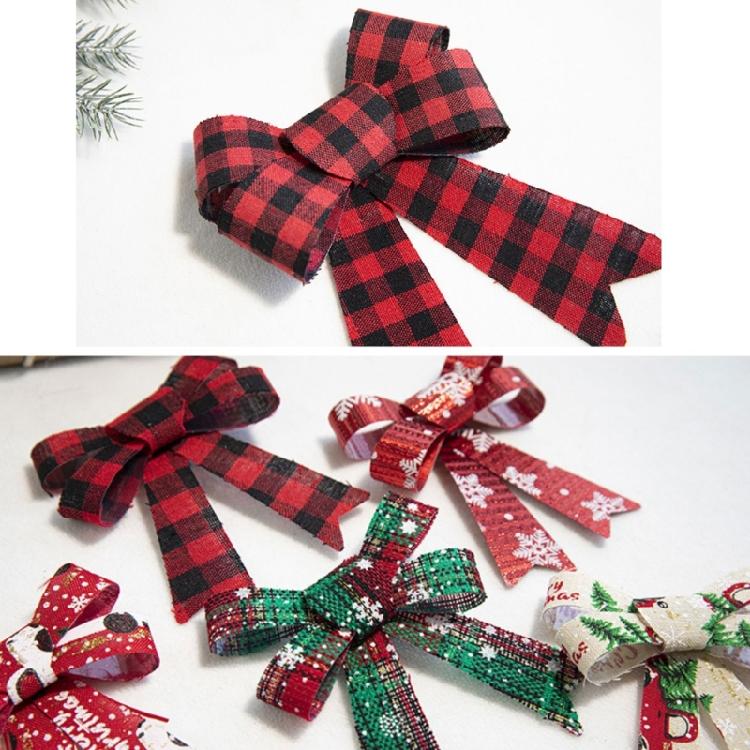 Decorative Christmas Cabinet Bowknot Sturdy and Fade Resistant Portable Accessory for Indoor Designers Daily Use